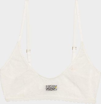 Kiki De Montparnasse Dahlia Floral Lace Soft Bra