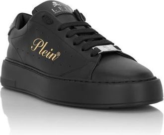 Philipp Plein Lo-Top Sneakers Signature Unisex in Black/black at Nordstrom, Size 39