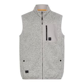 Camel Active Fleece Vest - Heren - Bodywarmers - Grijs - 3XL - Polyester - Jassen