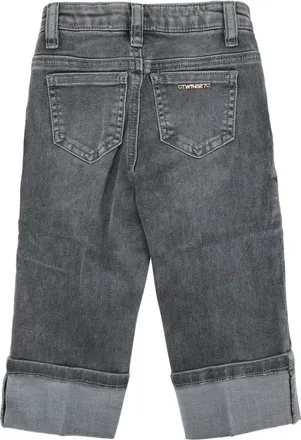 Twin-Set Risvolto Jeans - Gray