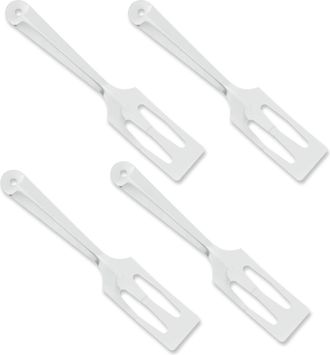 Rada Cutlery Slotted Serving Spoon, Stainless Steel Face, Set of 4