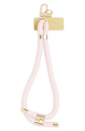 Chelsea28 Paracord Phone Wrist Strap in Pink- Gold at Nordstrom