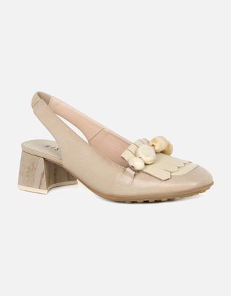 Hispanitas Womens Hanoi Womens Open Court Shoes - Tan - Size: 3