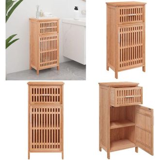 vidaXL Armadietto da Bagno 42x29x82 cm in Legno Massello di Noce - Armadio da bagno - Armadio in noce
