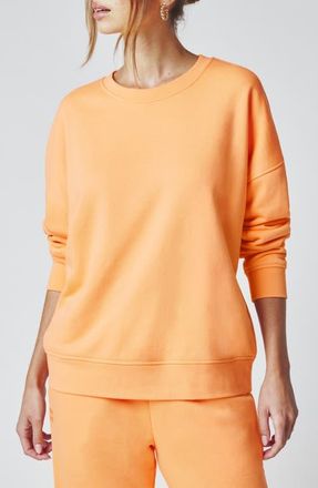 Florence By Mills Cozy Crush Oversize Sweatshirt in Papaya at Nordstrom, Size Xx-Large