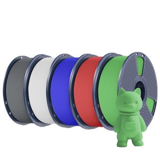 OEM Filamento Para Impresora 3d, Material Pla, Baja Contracci&oacute;n, Rd Bl Gn Wt Gy
