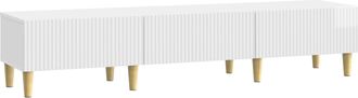 vidaXL Mueble De Tv Brillante 147 X 34,5 X 30 Cm Madera De Ingenier&iacute;a Vidaxl