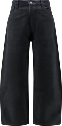 STUDIO NICHOLSON Paolo Volume Pant - Heren - Loose Fit Jeans - Zwart - M - Katoen - Jeans