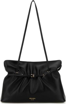 Prada Black Logo Shoulder Bag