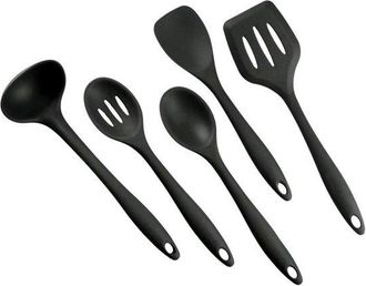 OEM Dailygoods, Juego De Utensilios De Cocina De 5 Piezas, Silicona, Apto Para Lavavajillas, Resistente Al Calor, Apto Para Alimentos, Antiadherente