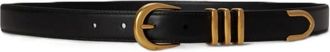 Ralph Lauren Cintura in pelle - - Accessories - Donna - Nero - S