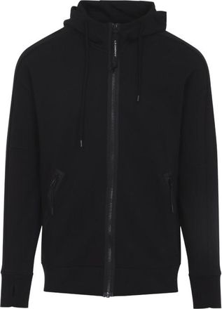 C.P. Company Black Cotton Hoodie