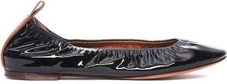Lanvin Black Calfskin Ballet Womens Flats