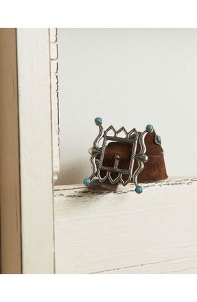 Fortela Tea Suede Leather Belt in Brown at Nordstrom, Size 80