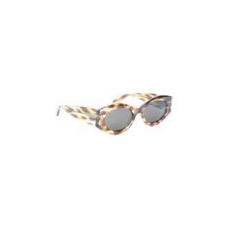 Alaia Sunglasses, female, Multicolor, Size: ONE SIZE Oval Sunglasses