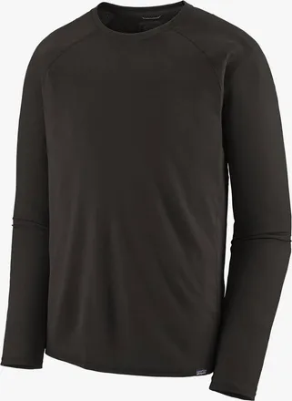 Patagonia Mens Capilene Midweight Crew Tee In Black