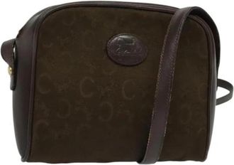 Celine Pre-owned Canvas celine-bags - Dames - Vintage Schoudertas - Bruin - ONE Size - Leer - Vintage