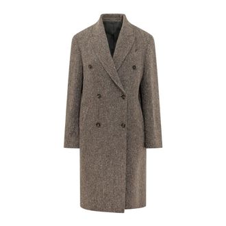 Brunello Cucinelli Dames, Mantels, Bruin, Maat: XL