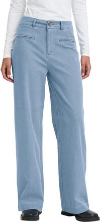 Ichi Pantaloni Kate Denim Wide - - Trousers - Donna - Blu - XL