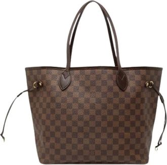 Louis Vuitton Pre-owned Tote Bags, female, Brown, Size: ONE SIZE Pre-owned Neverfull MM Tote