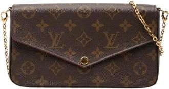 Louis Vuitton Pre-owned Cross Body Bags, female, Brown, Size: ONE SIZE Pre-owned Fabric Crossbody Bag