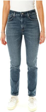Citizens Of Humanity Hoge Taille Straight Fit Denim Jeans - Dames - Slim Fit Jeans - Blauw - W24 - Denim - Jeans
