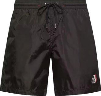 Moncler L10912C000175985M999 Zwemshorts - Heren - Strandmode - Zwart - L - Nylon - Badmode