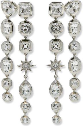 Anzie Melia Grace Drop Earrings in Silver at Nordstrom