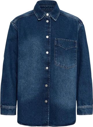 Part Two Denim Shirt - Dames - Spijkeroverhemden - Blauw - 2XS - Denim - Overhemden
