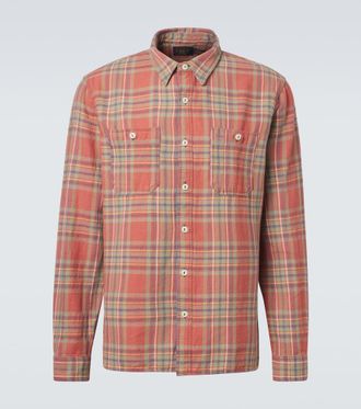 Ralph Lauren Camicia Cameron in twill di cotone a quadri