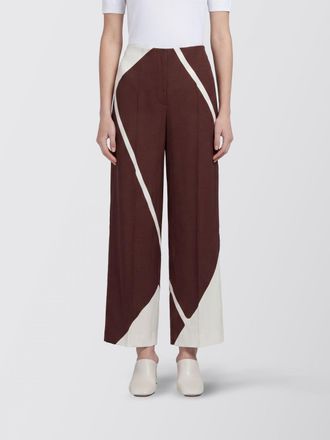 Alberta Ferretti Printed Viscose Palazzo Trousers