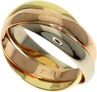 Cartier Yellow Gold (18K) Pink Gold (18K) White Gold (18K) Band Ring (Pre-Owned)