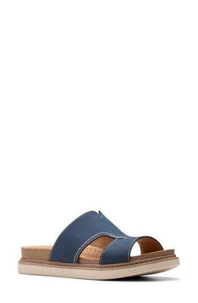 Clarks Arwell Walk Slide Sandal in Navy Nubuck at Nordstrom Rack, Size 8.5
