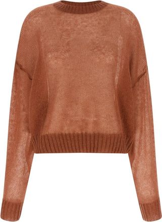 Brunello Cucinelli Brown Mohair Sweater