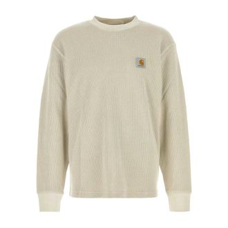 Carhartt Work in Progress Camiseta Larga Vista Waffle - Tops - Hombre - Beige - M