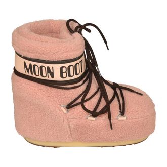 Moon Boot Winter Boots, female, Pink, 6 UK, Icon Low