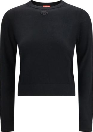 Diesel Black Wool Womens Sweatshirt
