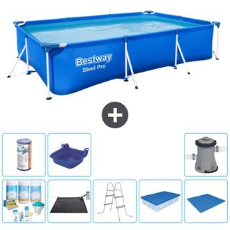 Bestway Piscina Bestway Steel Pro Rectangular - 300x201x66 Cm - 7-piezas S22249