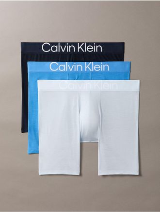 Calvin Klein Mens Ultra Soft Lyocell 3-Pack Boxer Brief - Multi - XL