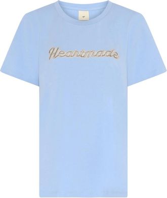 Julie Fagerholt - Heartmade T-Shirt - Dames - T-shirts - Blauw - L - Tops