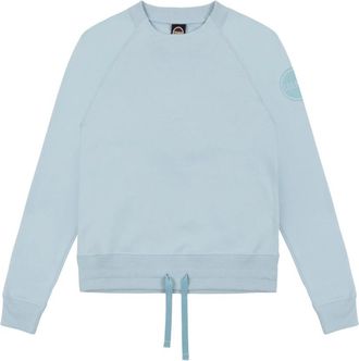 Colmar Velvet Sweater - Dames - Sweatshirts - Blauw - L - Katoen - Hoodies & sweatvesten