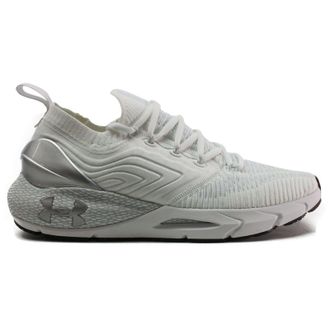 Under Armour HOVR Phantom 2 INKNT MTL Synthetic Textile Mens Low Top Trainers - White Grey - Size:UK 10.5