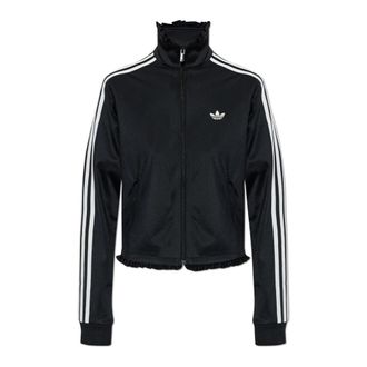 adidas Turtleneck Sweatshirt - Dames - Vesten met rits - Zwart - XS - Leer - Hoodies & sweatvesten
