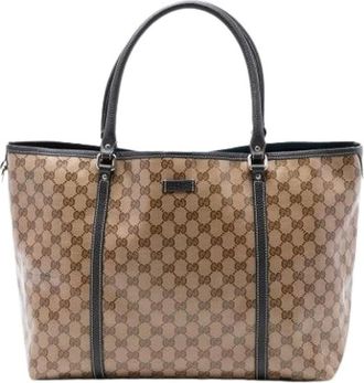 Gucci Pre-owned Tote Bags, female, Beige, Size: ONE SIZE Pre-owned Vintage Tote