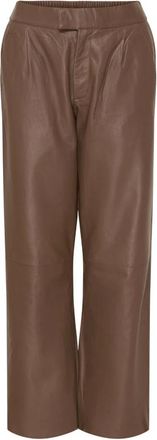 BTF-CPH Chaquetas de Cuero - Trousers - Mujer - Marr&oacute;n - S