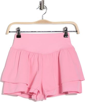 Yogalicious Lightstreme Flirty 2-in-1 Active Shorts in Sachet Pink at Nordstrom Rack, Size X-Small