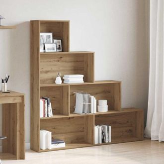 vidaXL Vidaxl - Libreria Rovere Artigianale 157x24x160 cm Legno Multistrato
