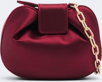 Gabriela Hearst Soft Demi satin clutch