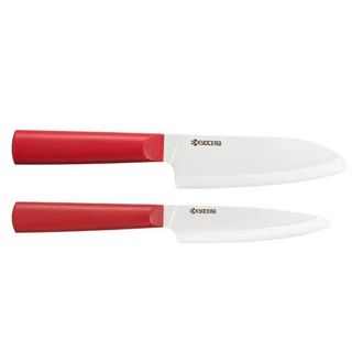 Kyocera INNOVATIONwhite 2 Piece Ceramic Knife Set in Red at Nordstrom