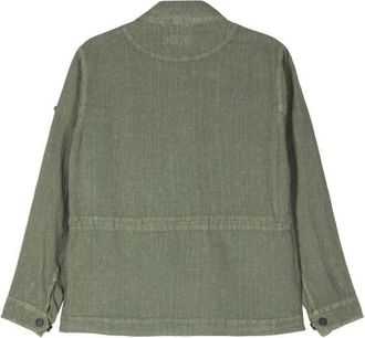 PESERICO Womens Four-Pockets Linen Shirt Ss24 M
